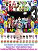 Game DANDYS World Theme Birthday Party Supplies Decoration Disposable Tableware Dandy's DIY Balloon Plate Cup Backdrop Kid Gift