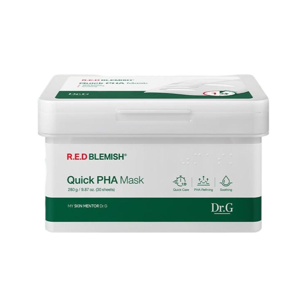 Dr.G Red Blemish Quick PHA Mask Soothing Hydrating 30 Sheets 280g