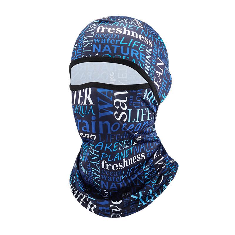 Eis-Seide UV-Schutz Motorrad-Gesichtsmaske für Damen & Herren - Sommer Wind- & Sandabweiser für Radfahren, Angeln und Outdoor-Aktivitäten