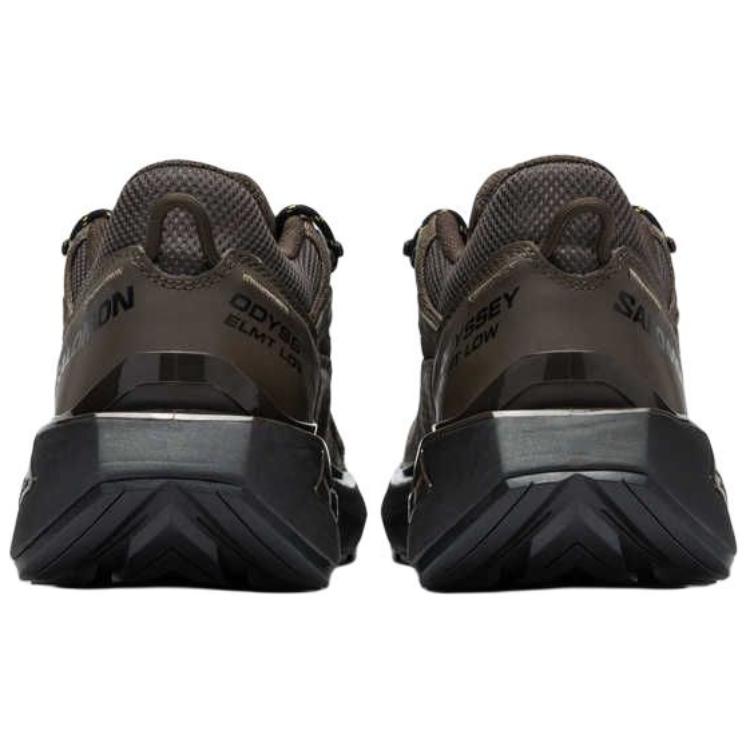 Salomon Odyssey Elmt Low Ltr Soft Comfortable Breathable Lightweight Durable Low Top Lifestyle Casual Shoes Unisex Shoes Brown 476757