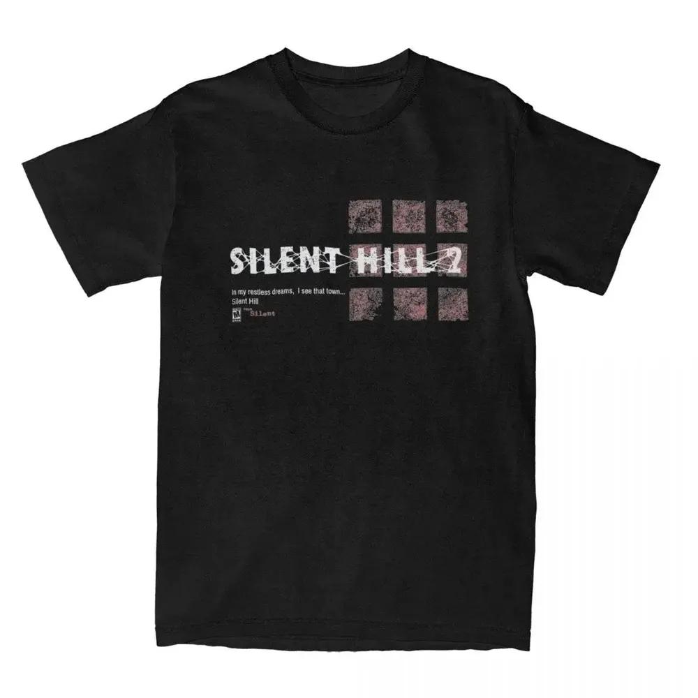 Unisex Short Sleeve Crew Neck Cotton T Shirt Silent Hill 2 In My Restless Dreams Awesome S