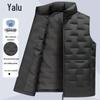 Yalu Men's 90% Duck Down Stand Collar Puffer Vest