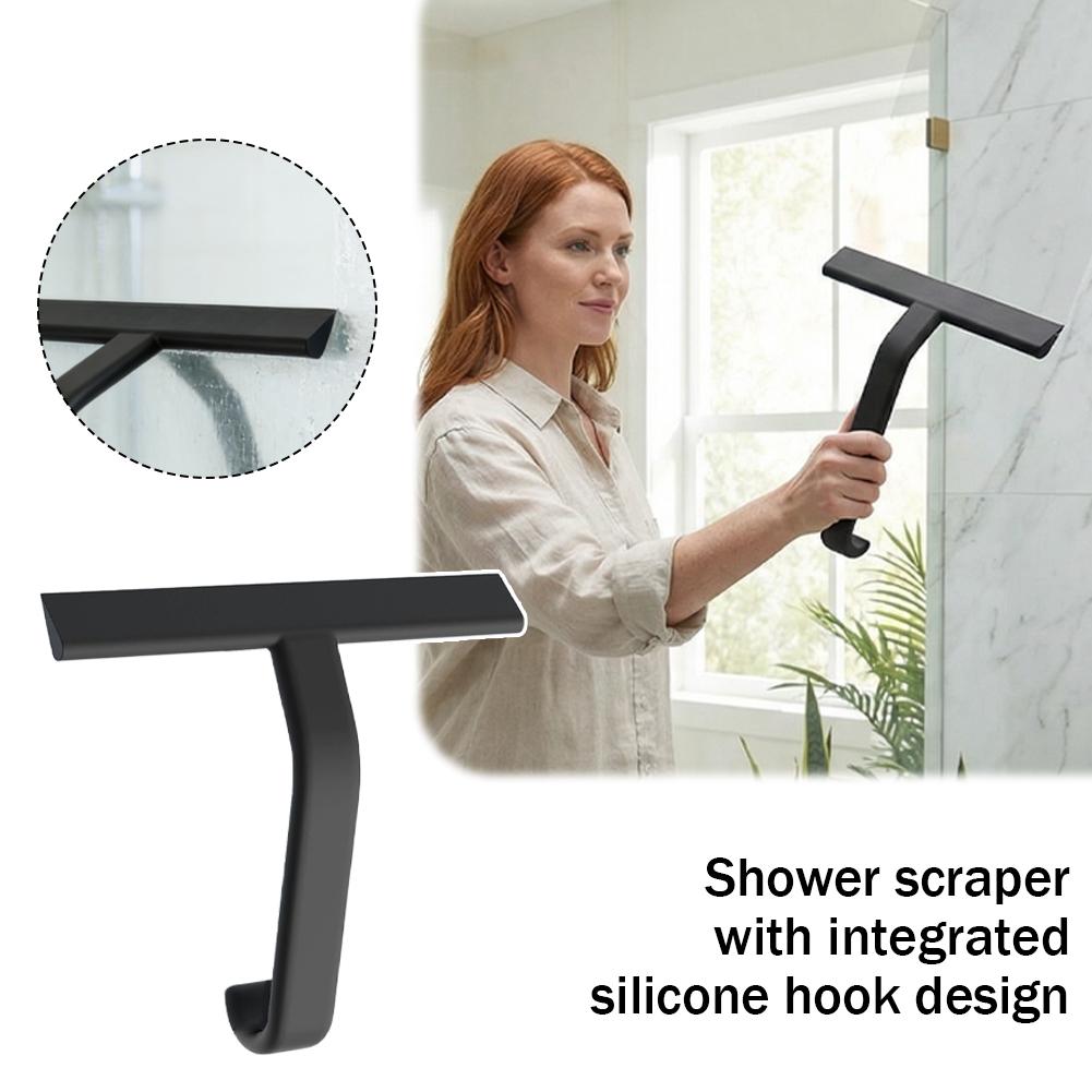 Silicone Squeegee for Bathroom Shower Glass Wiper Window Mirror Matte Shower Scraper Household Car Windshield Cleaning Tool