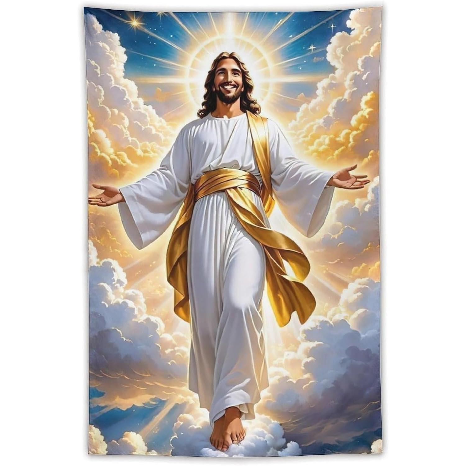 Tapestry Jesus Christ God Jesus Christ 75x100