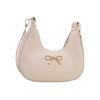 Temperament versatile women's bag fashion bow underarm bag niche design shoulder messenger bag