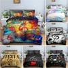 Musical Note  Music Theme Comfortable Duvet Quilt Cover Pillowcase Bedding Set Children Bedroom Decoration Home Textile