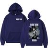 Rapper BOOBA OUEST SIDE Tour 2025 Graphic Hoodie  Hip Hop Fleece Pullover Sweatshirt Vintage Long Sleeve Hoodies Streetwear