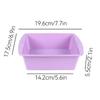 Silicone Cake Mold Round & Square Non-stick Baking Pan for DIY Bread Cupcake and Desserts Easy-to-Release Home Baking Tool