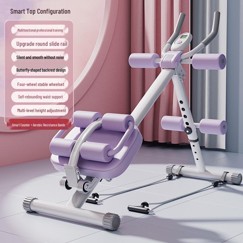 Spring Breeze Ab Roller Beauty Waist Sit-Up Assist Machine for Abdomen Exercise