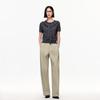VEROMODA 2025 Autumn Cotton Blend Pleated Wide-Leg Casual Pants