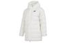Nike Down Jackets Women's White Hooded Moderate Quilted Down Jacket DQ6874-133