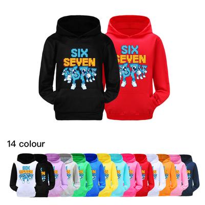 5195 Kids Boys Girls Steal a Brainrot 67 Six Seven Printed Casual Long Sleeves Hoodies Top