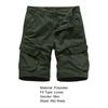 Summer Shorts Solid Color Soft Fabric Loose Trendy Zip Up Men for Home