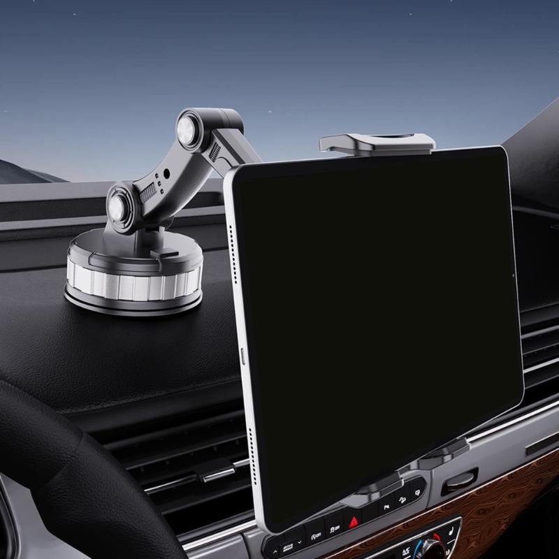 Phone Tablet Holder for Phone 17 16 Car Dashboard Mount Cellphone Holder Rotating Suction Cup Phone Stand