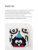 Plush Memory Foam Cartoon Chair Cushion for Office & Dining - Thickened Student Seat for Autumn & Winter.