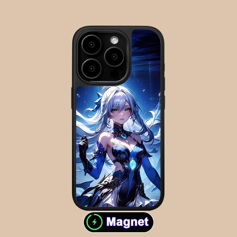 

HSR Jingliu Matte Surface Magsafe Mobile Phone Case for iPhone 17 16 15 14 13 12 11 Air Pro Max Plus Colorful Cover iPhone 11