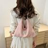 Tote Bag Solid Color Shoulder Bag Brown Retro Crossbody Bag Elegant Butterfly PU Backpack  Students