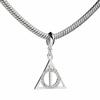 Harry Potter Sterling Silver Deathly Hallows Slider Charm with Crystals
