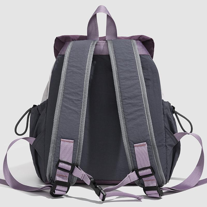Outdoor Waterproof Backpack Color Block Women's Large Capacity Travel Backpack