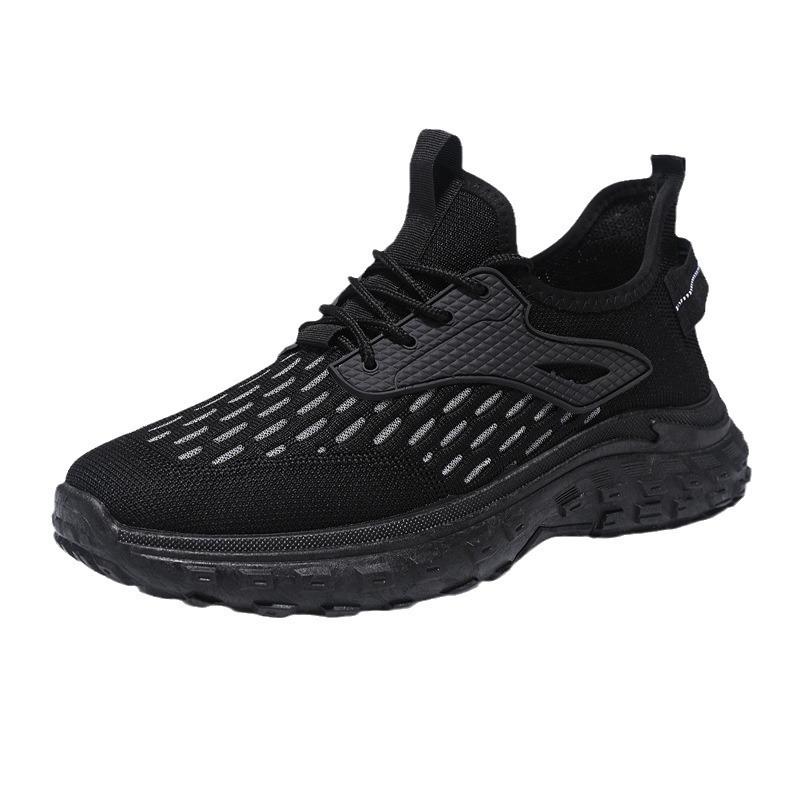 Men's Shoes Spring and Autumn New Fashion Flying Woven Platform Daddy Shoes Casual Running Shoes Coconut Shoes Fashion Shoes