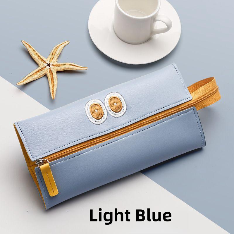 

Интернет знаменитость студент пенал внешний вид монстр пенал персонализированная канцелярская коробка японский пенал большой емкости водонепроницаемый светло-синий