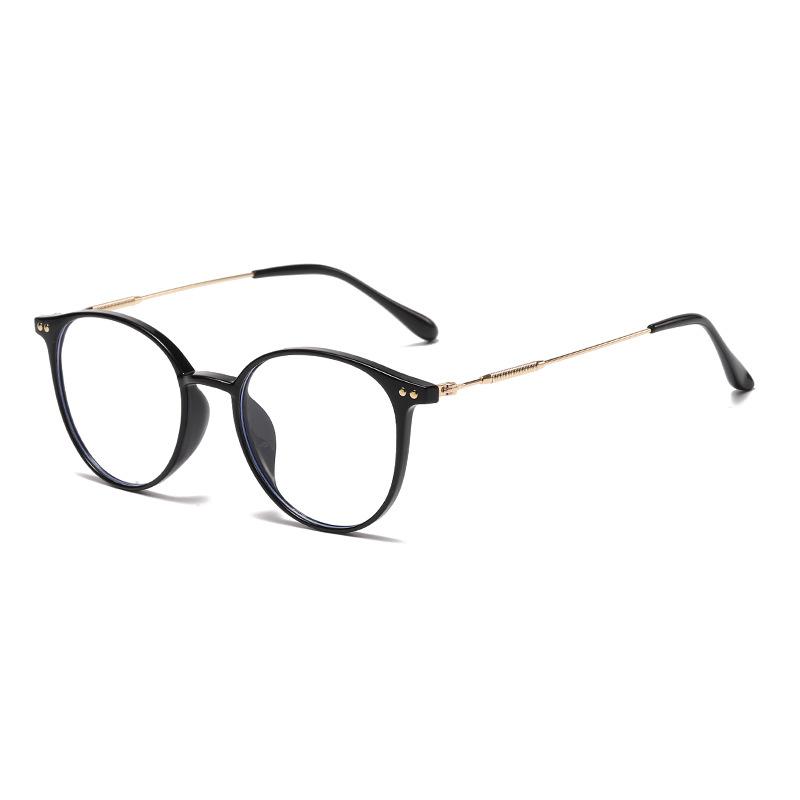 Tr90 Frame Anti-Blue Glasses Glasses Frame Female Feeling Danyang Glasses Business Flat Glasses Ultra-Light