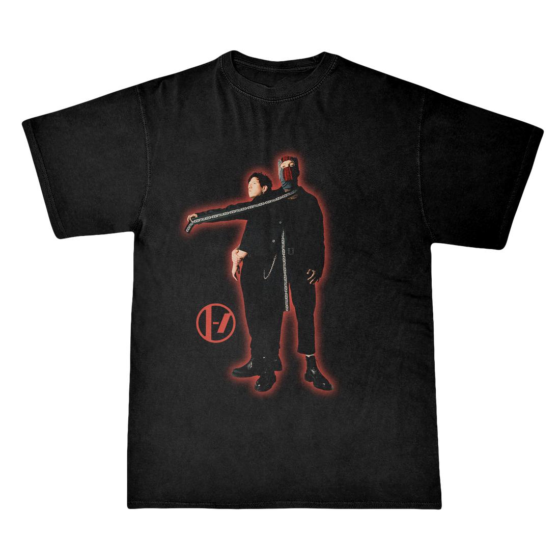 

Винтажная повседневная футболка Twenty One Pilots Band Женская Мужская Короткий рукав Оверсайз Рэпер Хип-хоп Панк Уличная Харадзюку Унисекс Футболки S
