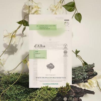 White Truffle Double Mask Pack Sheet [Calming & Hydrating]