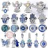 New Copper Dream Charms Baeds Angel Devil'S Eye Fatima'S Hand Cross Charms Pendant Fit Original Bracelet Women Jewelry Gift