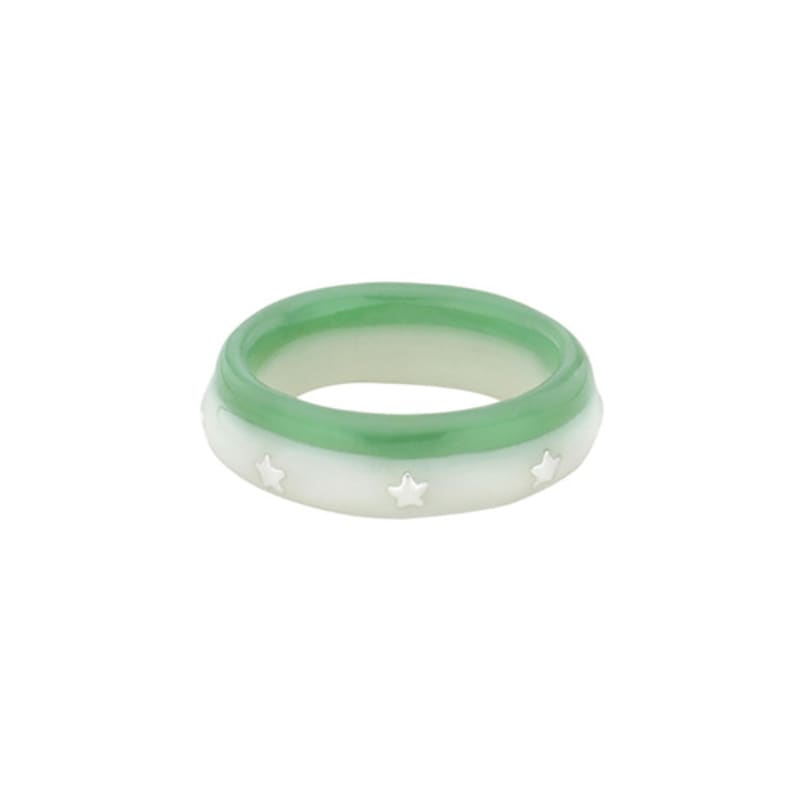 nff star two track ring-mint