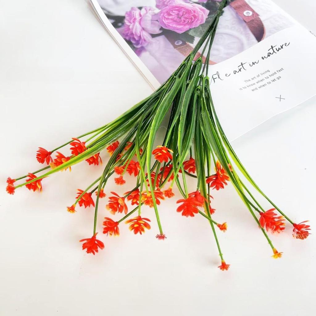 7 Forked Spring Grass Camellia Simulation Flower Gypsy Rose Daffodil Corn