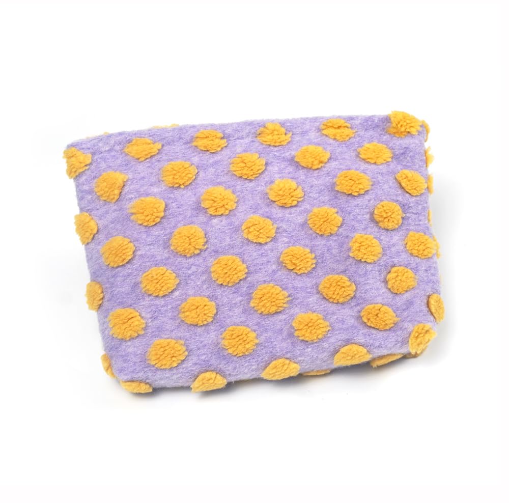 

Clapoyis Large Capacity Square Makeup Cute and Size L Women s Pouch, Stylish, фиолетовый