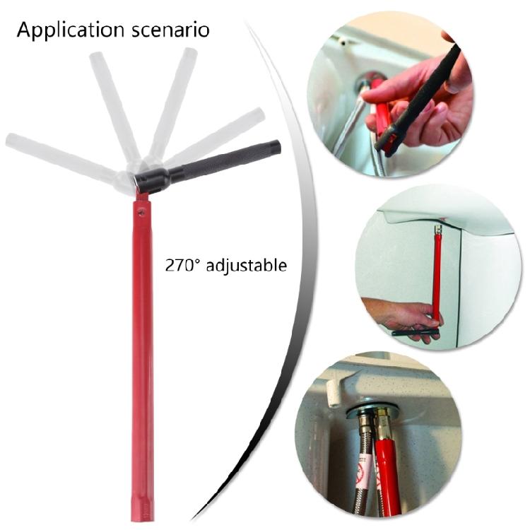 Wrench for Sink Faucet Sanitary Repair Tool Basin Nut Wrench, Stand Up Tap Wrench, Tap Fitting Tool 8-13mm