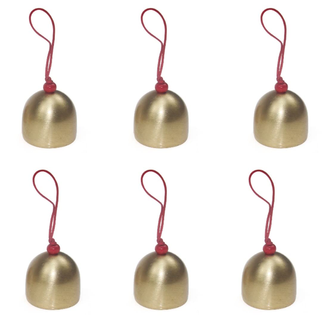 

ST TS 6-Piece Copper Wind Chime Set, Perfect for Windows, Feng Shui, and Entryways, Good Luck, Small Bells