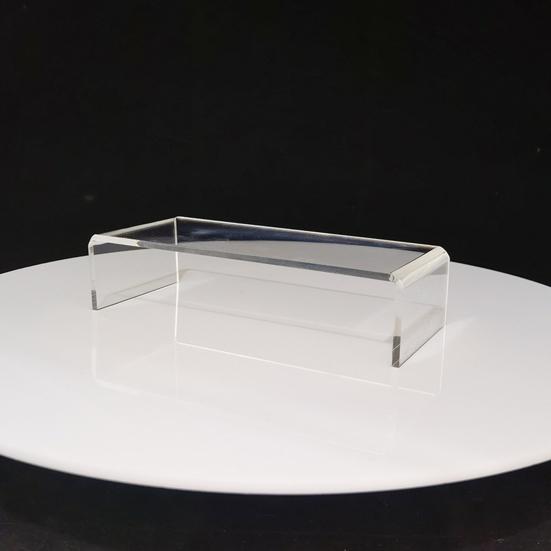Klarer Acryl-Display-Ständer Rechteckiger Tisch-Display-Ständer Wiederverwendbare Dessert-Ständer Sammlerstück-Regal für Cupcakes Schmuck Kosmetik Mehrstufiger Display
