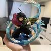 Demon Slayer Zero Tomioka Giyuu Anime Action Figure 17cm Pvc Collection Model Toy Ornament Kimetsu No Yaiba Doll Xmas Gift Toy