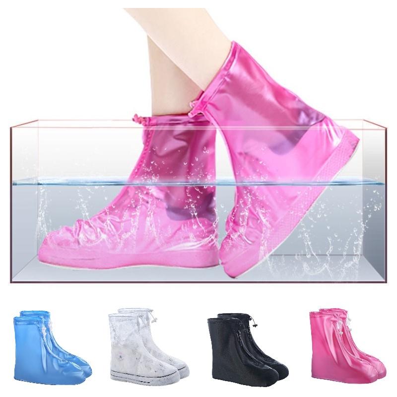 Foldable Galoshes Waterproof Shoe Covers Notslip Raining Shoes Camping Cover