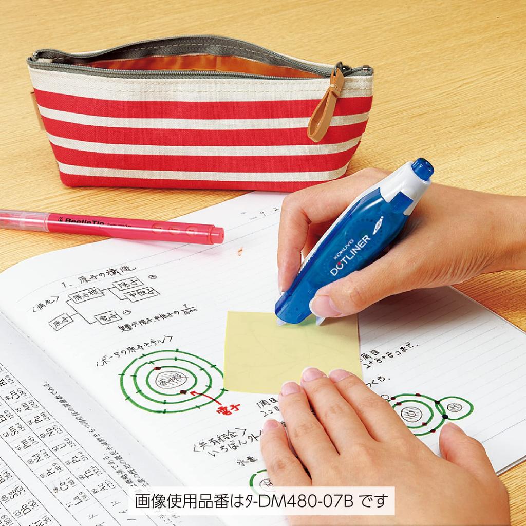 KOKUYO Tape Adhesive Dot Liner Knock Refill T-D480-07