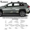 Per Toyota Rav4 -2024 Pellicola Protettiva Triangolare Porta Auto PPF TPU Modifica Adesivo Battitacco Trasparente 8.5mil Pretagliato