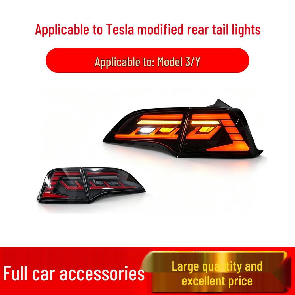 Magic Star Rear Tail Light Assembly for Tesla Model 3/Y (2017-2022)