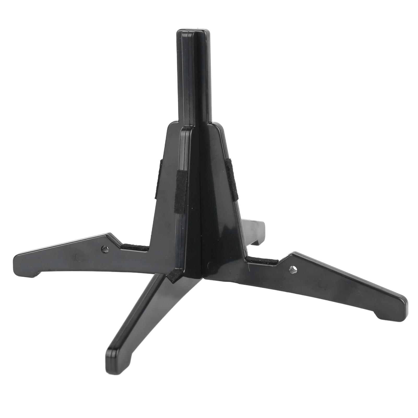 

4 ножки Стойка для кларнета АБС-пластик Съемная Крестообразная Подставка для кларнета Портативная Подставка для продольной флейты чёрный