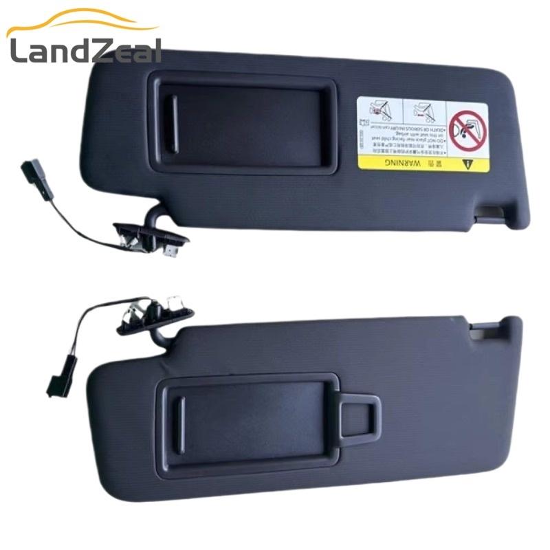 5GG857551 Car Sun Visor with Makeup Mirror Black/Grey Driver/Passenger Side For VW Golf 7 SportsVan Jetta MK7 T-Cross Passat B8