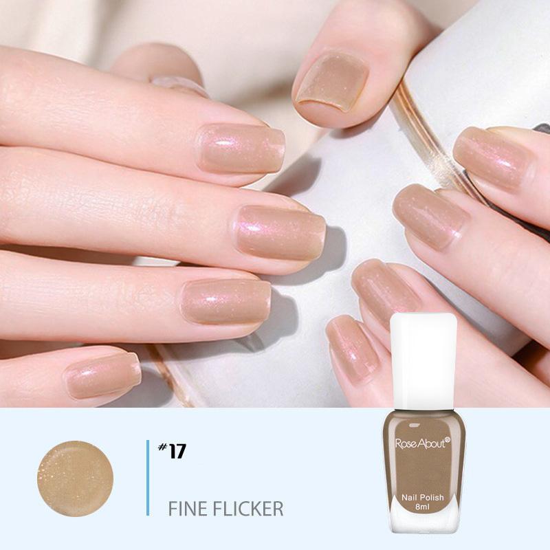 

40 цветов, лак для ногтей без запекания на водной основе, блестящие блестки, долговечный, разрываемый, здоровый, отрываемый, быстросохнущий, телесный лак для ногтей