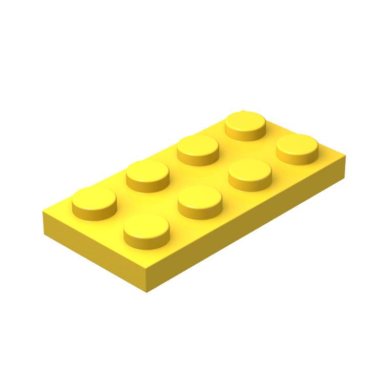 MOC 3020 Assembles Particles  Accessories Components 2x4 Normal Board 20PCS Bricks Colorful Building Blocks Educational Toy City