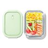 1/2/3 Fack Förtjockad Läckagesäker Mikrovågsugnssäker Matlåda Hög Borosilikatglas Bento-låda Med Lock Lufttäta Matlådor