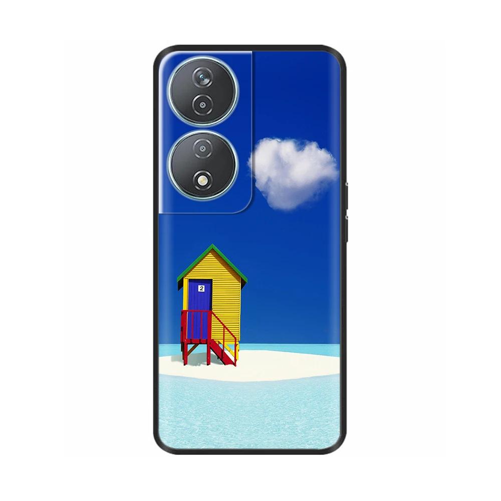 Für Honor X7b Hülle Bemalte Cartoon-Blume Silikon Funda TPU Weiche Abdeckung Für Honor X7B 5G Hüllen Für Honor 90 Smart Schutzhülle
