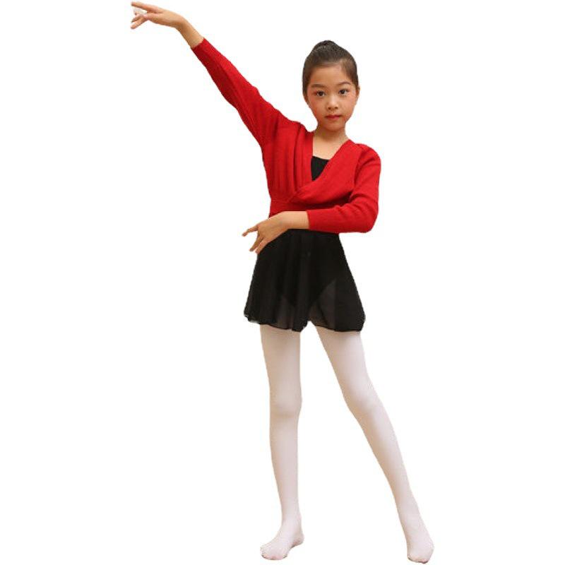 Children's White Velvet 800D Dance Pantyhose - Winter Exercise Socks for Girls
