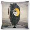 Newest 3D Print Surreal World Amazing Scenery Cushion Cover Metal Sculpture Sofa Throw Pillow Case