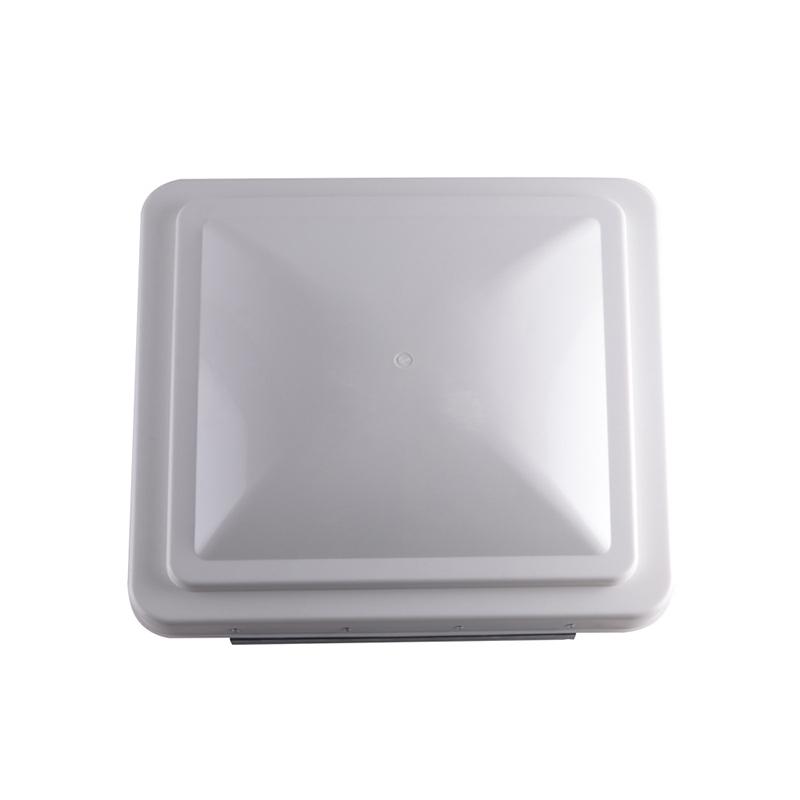 For Camper Trailer Motorhome White PP Plastic UV-resistant Cover Universal Replacement RV Roof Vent Cover White Vent Lid 14"x14"