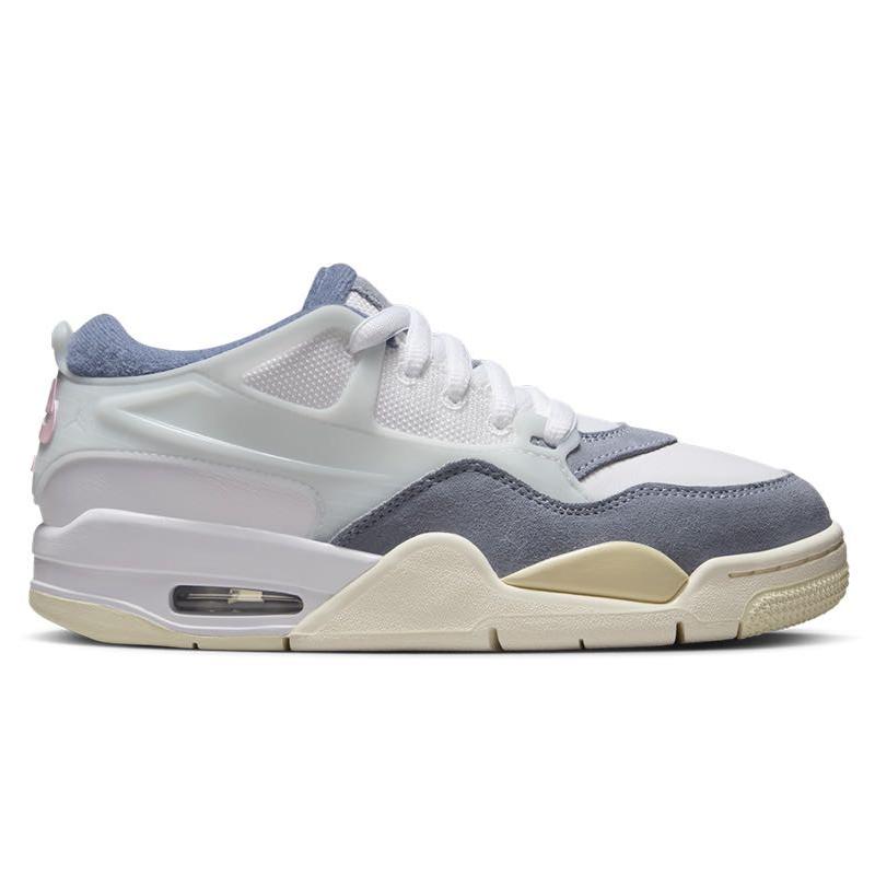 Air Jordan 4 Retro RM GS White Multi-Color Casual Shoes FQ7938-101